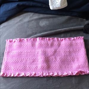 Pink tube top